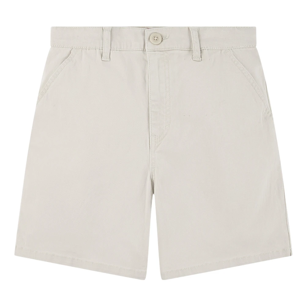 Levi's Boys Beige Authentic Chino Shorts In