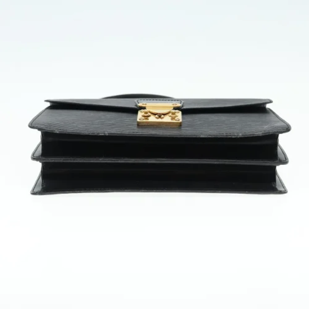 Louis Vuitton Vintage Pre-owned Leather handbags Black Dames