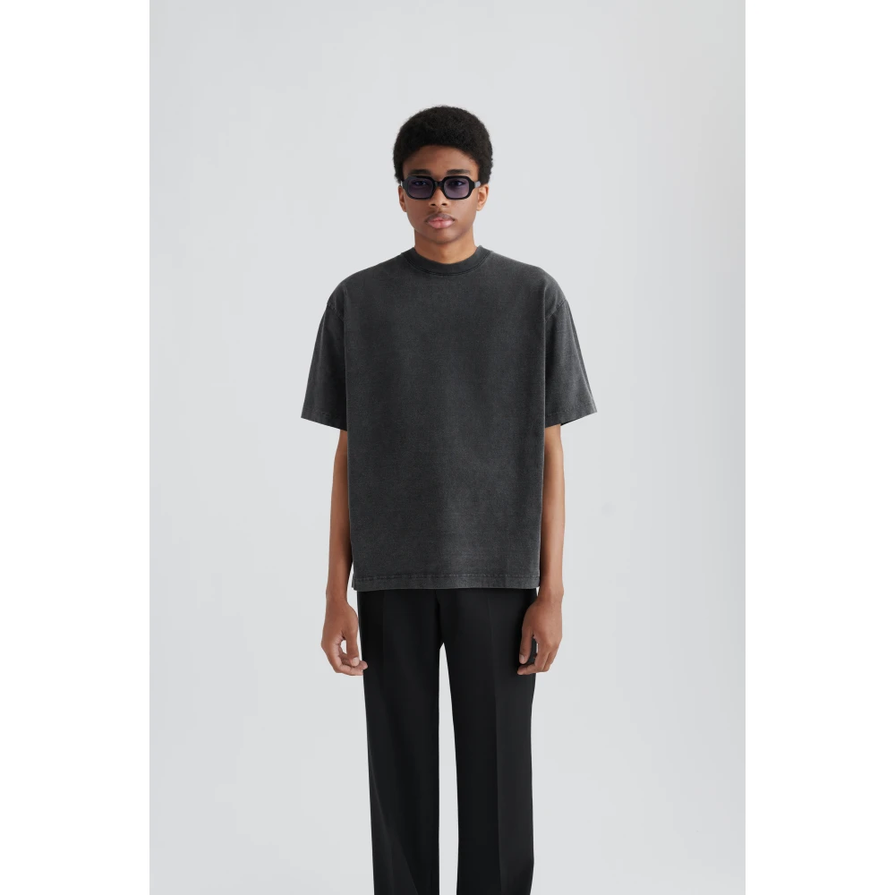Axel Arigato Geborduurde Oversized T-shirt Black Heren