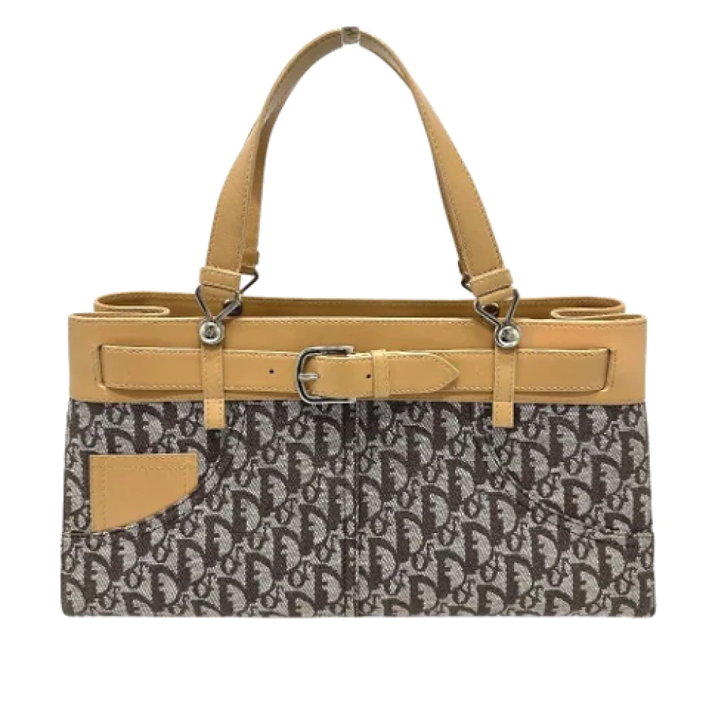 Dior Vintage Pre-owned Fabric dior-bags Brown Dames