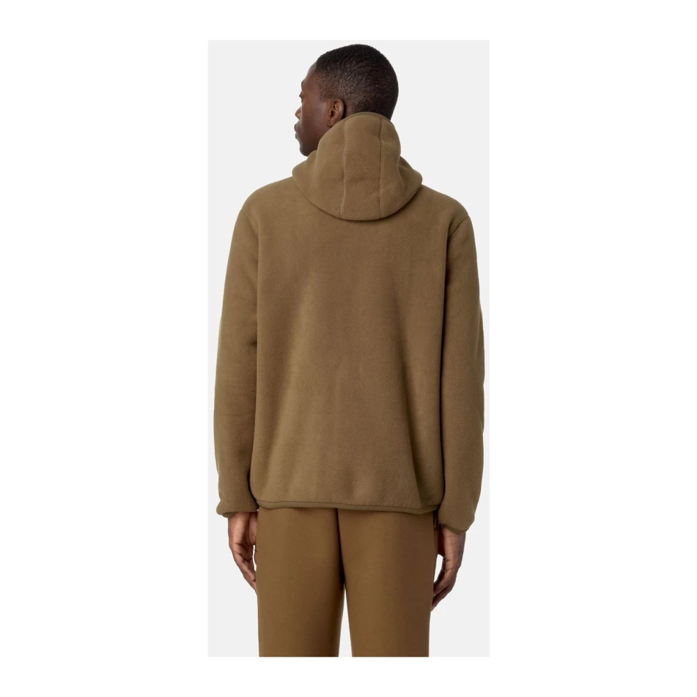 K-way Stijlvolle hoodie voor mannen Brown Heren