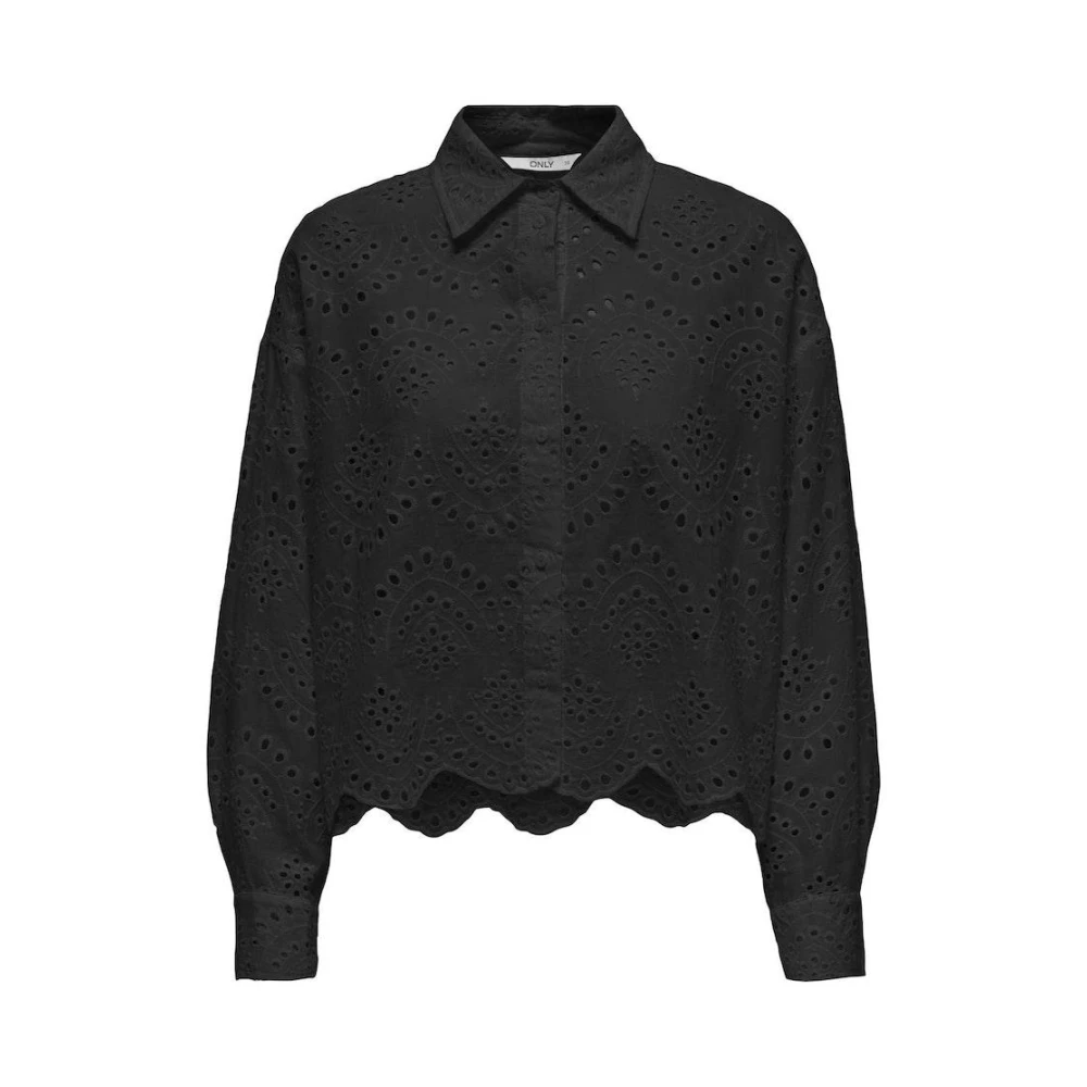 Only Zwart Overhemd Freewear Black Dames