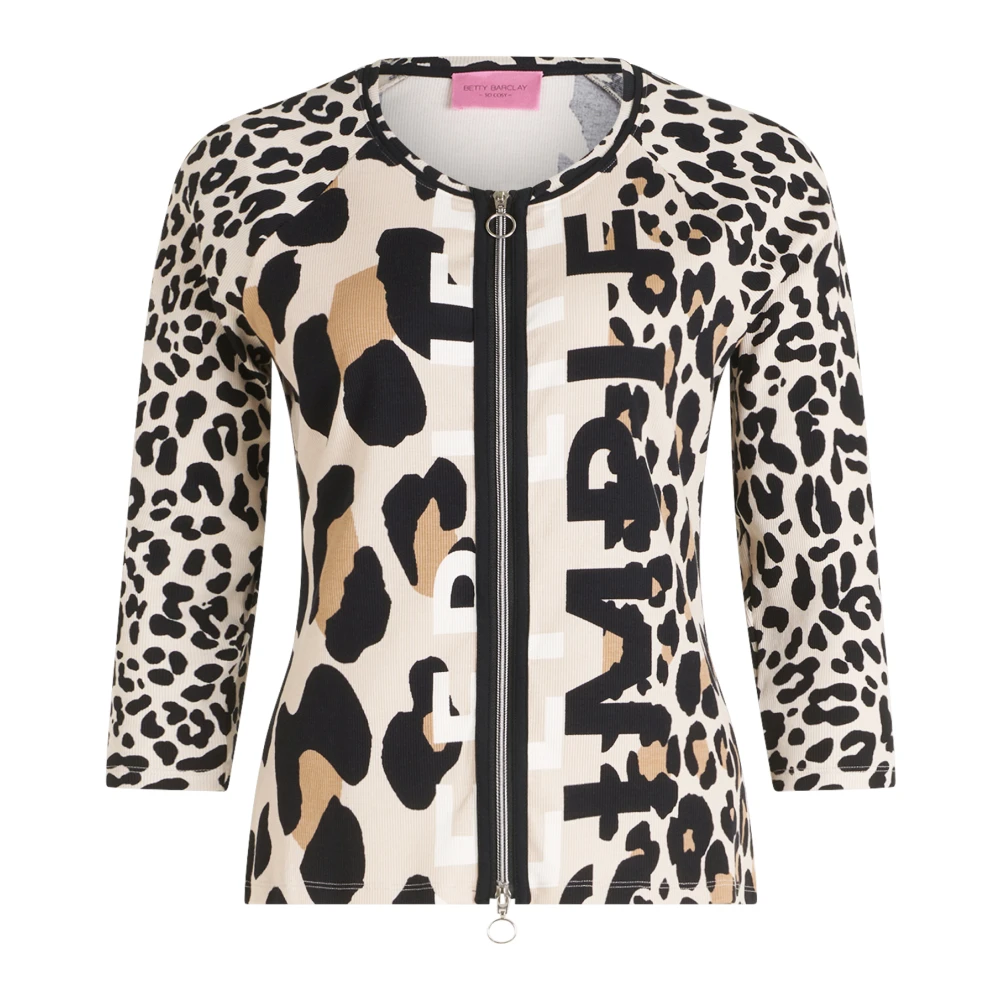 Betty Barclay Dierenprint Ritssluiting Shirtjas Multicolor Dames
