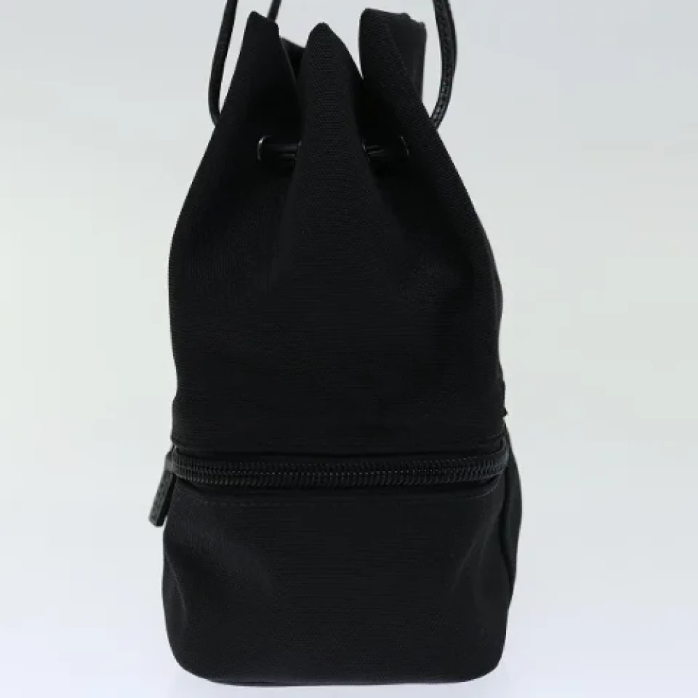 Gucci Vintage Pre-owned Canvas pouches Black Dames