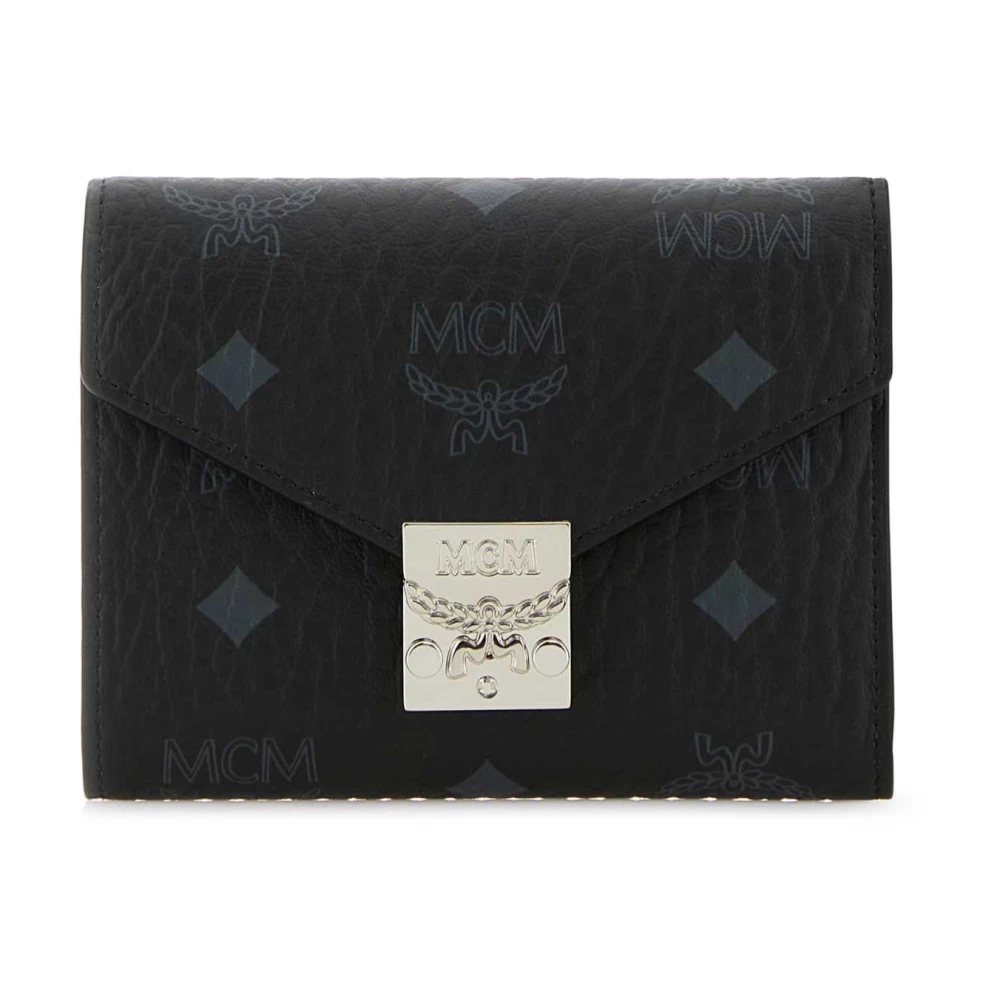 MCM Canvas portemonnee Black Dames