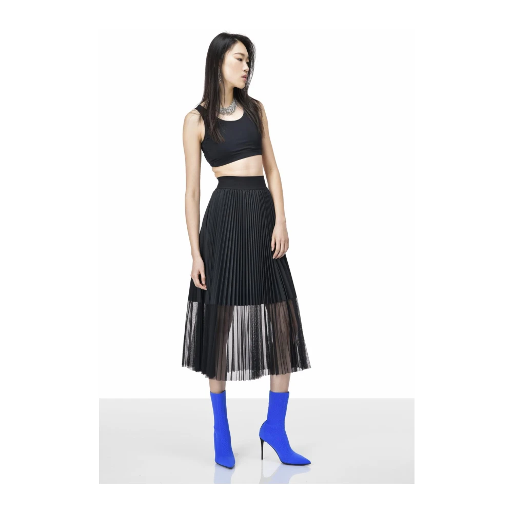 pinko Alisha CDC+Tulle Jurk Black Dames