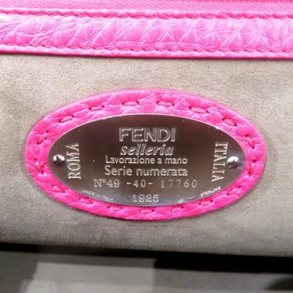 Fendi Vintage Pre-owned Leather fendi-bags Pink Dames