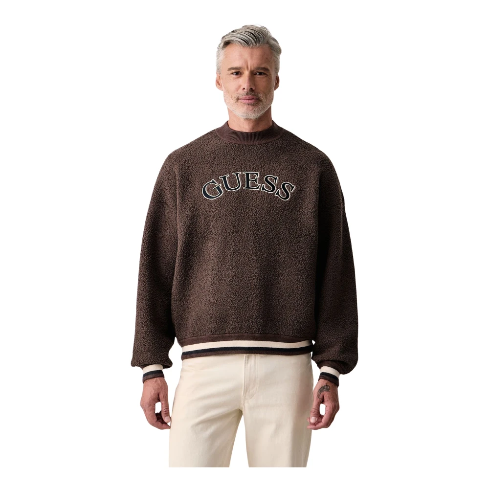 Guess Herren Marron Kapuzensweatshirt Macon Cn - Bild 2