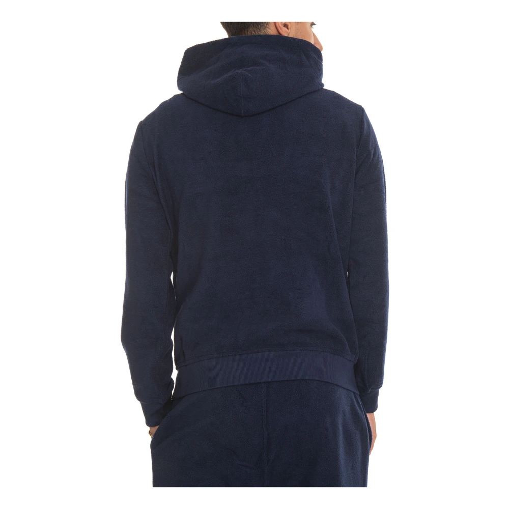 Polo Ralph Lauren Fleece Hoodie met Capuchon Blue Heren
