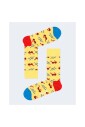 chaussettes-crew-en-coton-jaune-style-decontracte