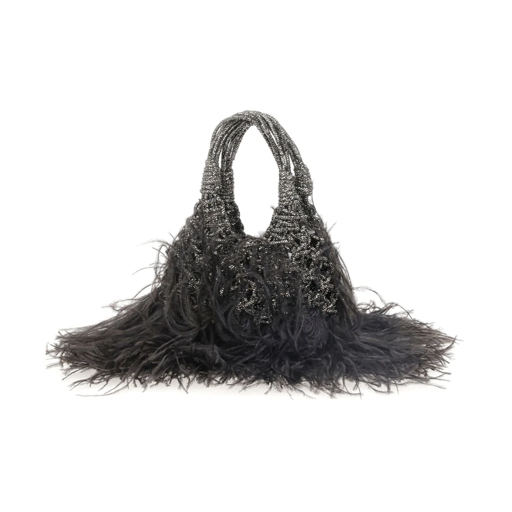 Hibourama Mini Plumes Stijlvolle Collectie Black Dames
