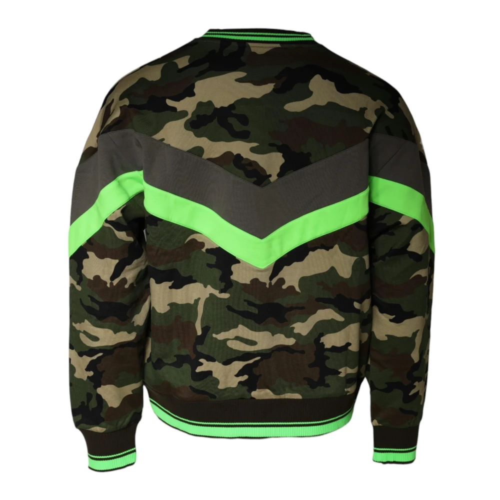 Dolce & Gabbana Camouflage Logo Pullover Sweatshirt Multicolor Heren