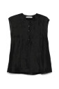 pull-sans-manches-col-rond-noir