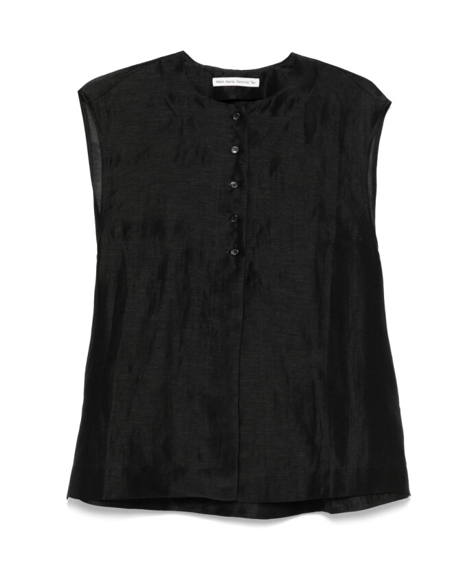 pull-sans-manches-col-rond-noir