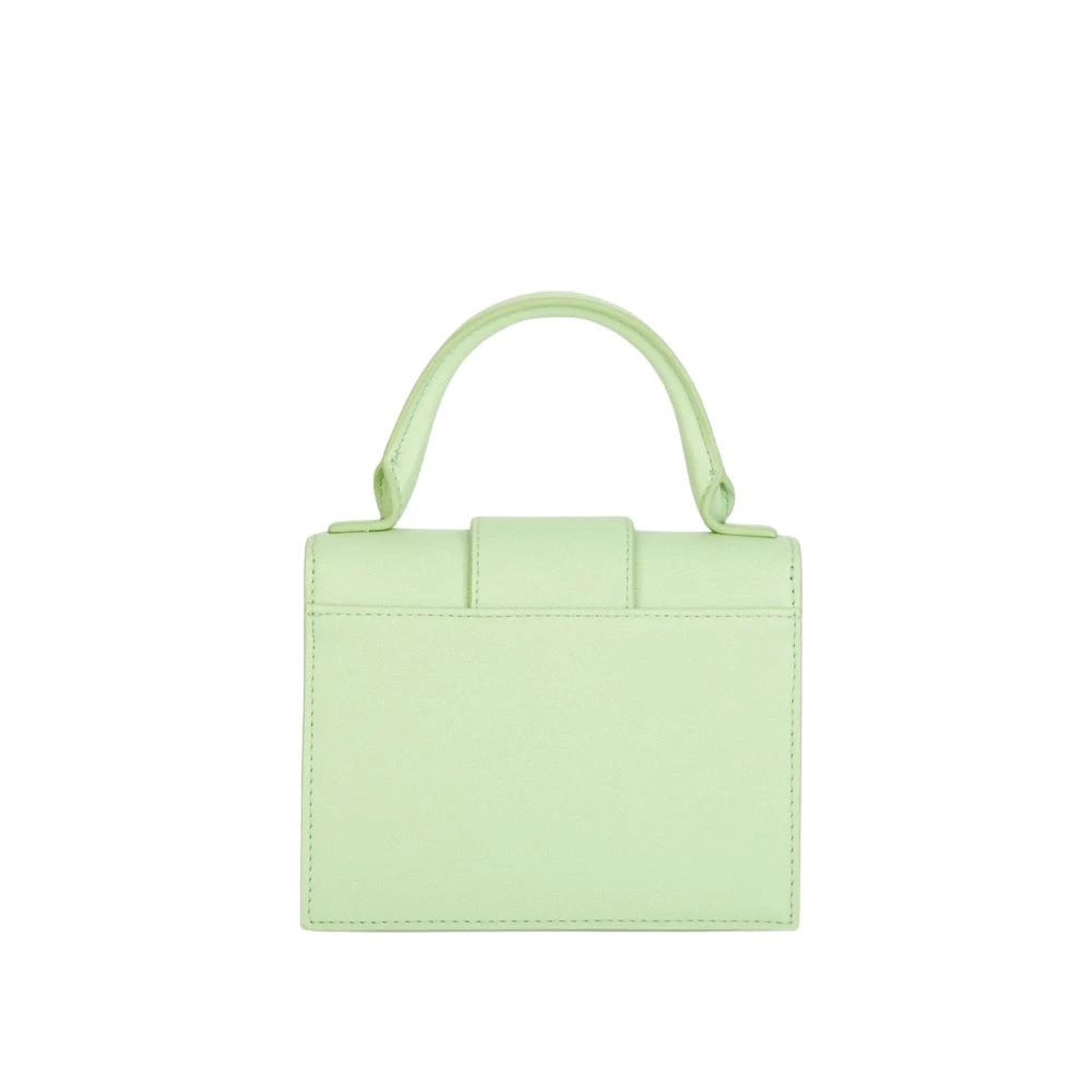 Chiara Ferragni Collection Vierkante Stoffen Handtas met Oogvormige Sluiting Green Dames