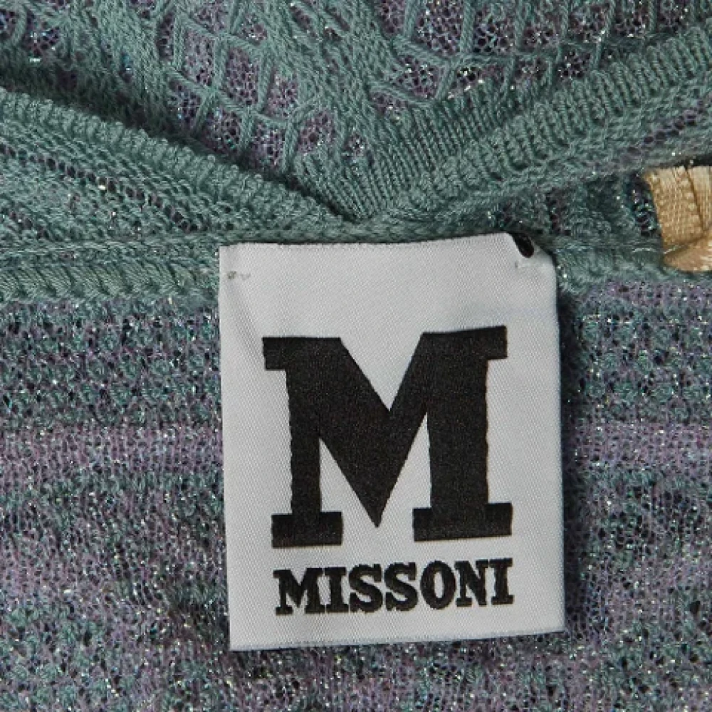 Missoni Pre-owned Fabric tops Blue Dames