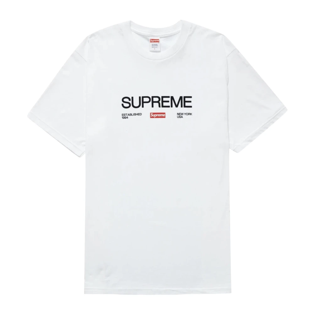 Supreme Witte Tee 1994 Beperkte Oplage White Heren