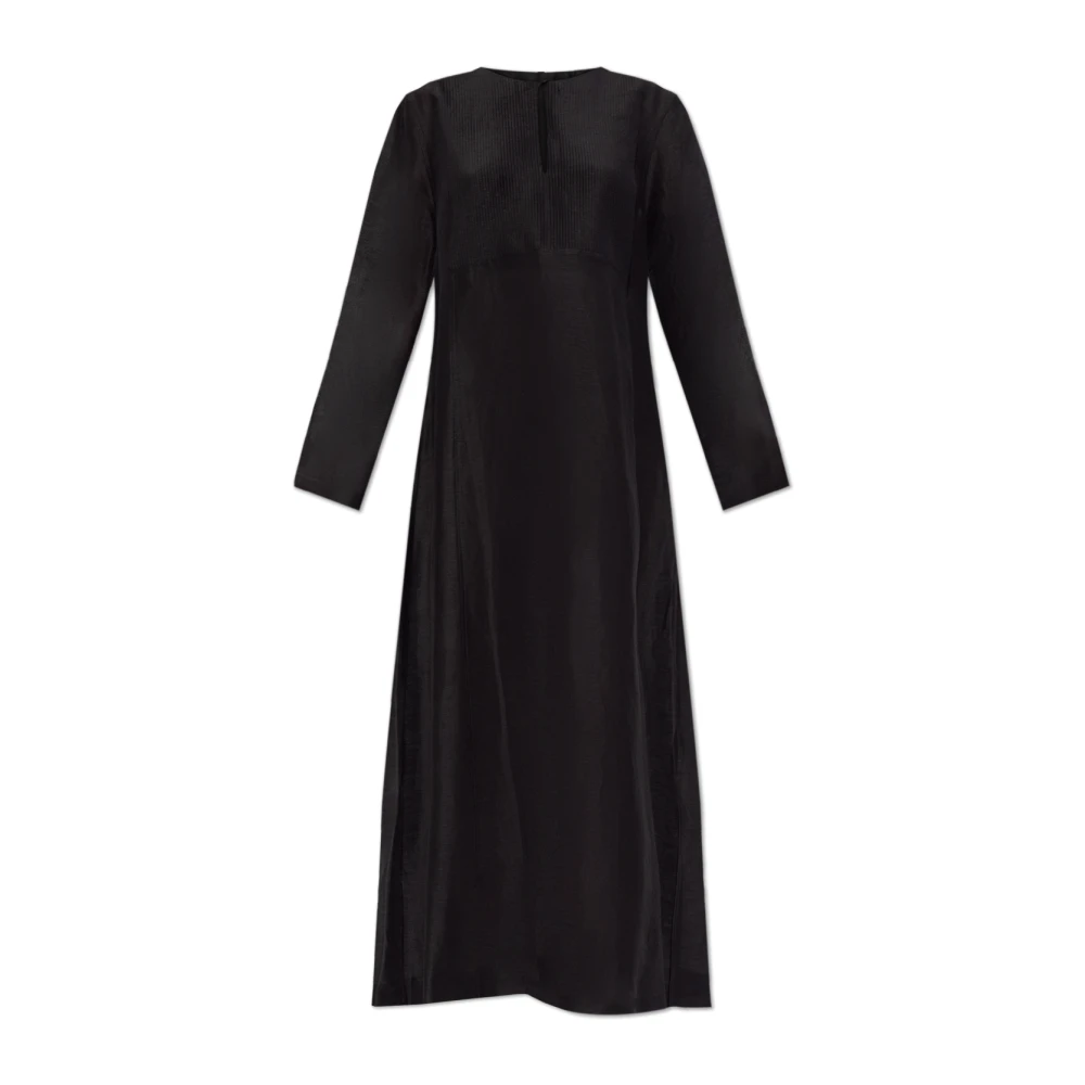 Tory Burch Women's Black Loose-Fit Dress - Maxi Dresses - L - Dresses