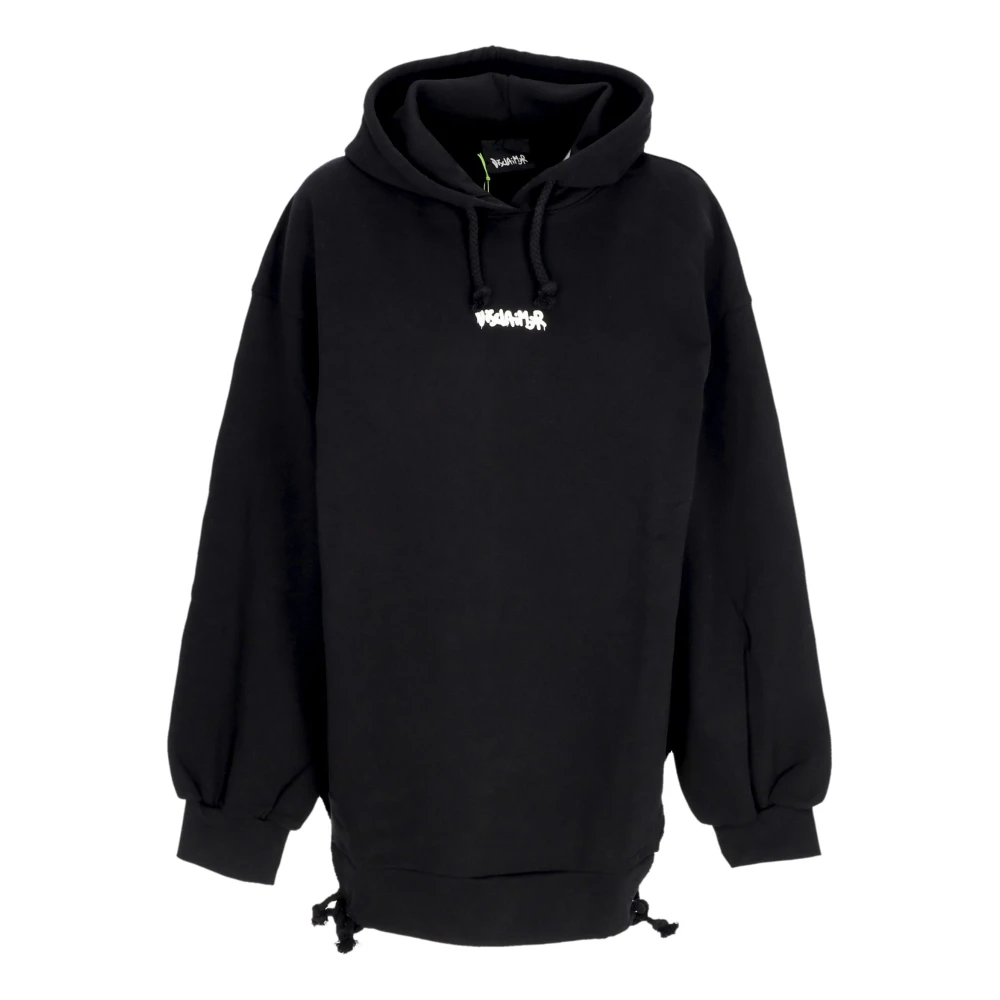 Disclaimer Zwarte Oversized Logo Hoodie Black Dames