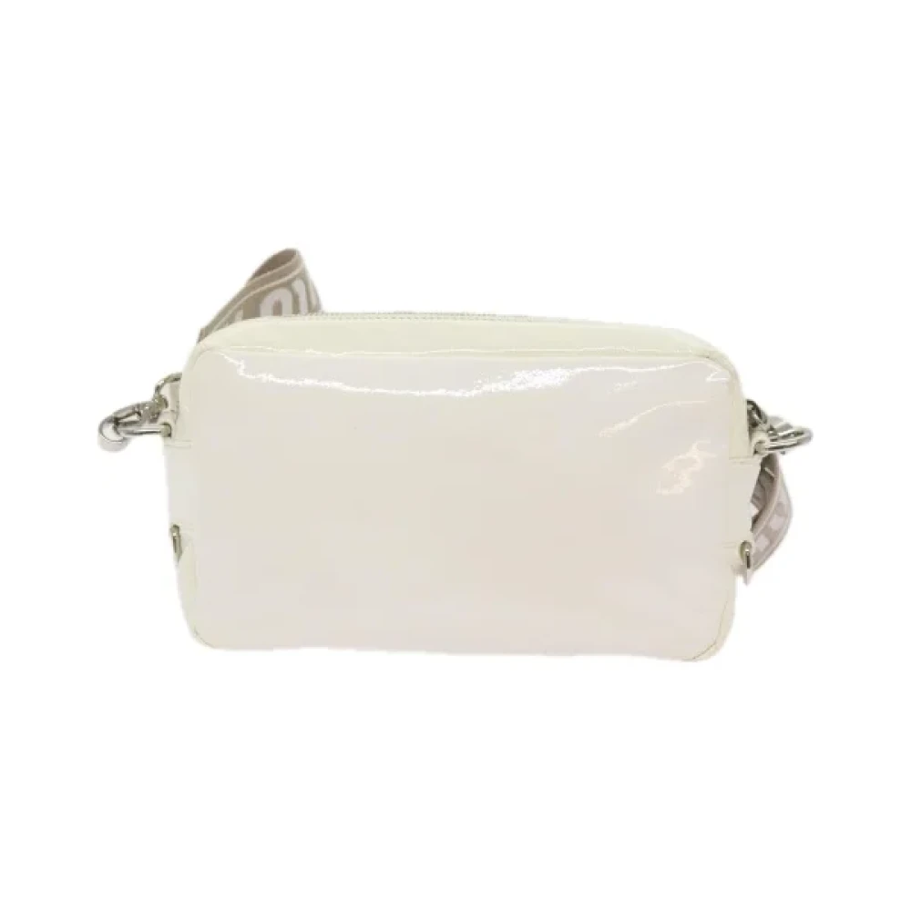 Miu Pre-owned Fabric shoulder-bags White Dames