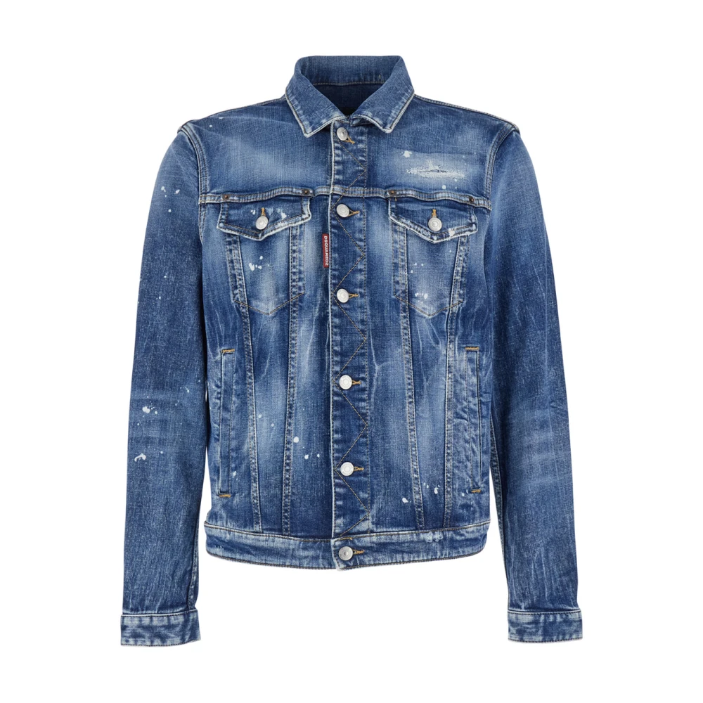 Jackets > Denim Jackets - - Dsquared2 - Modalova