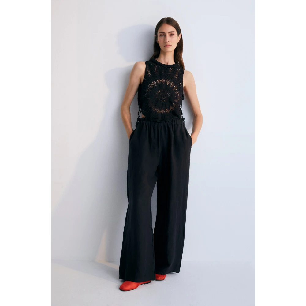 The New Society Hera Woman Pant Caviar Black Dames