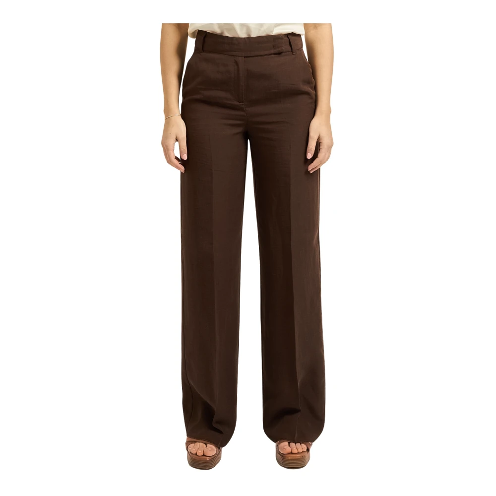 Pennyblack Vrouw Bruin Broeken Dames, Xs, Leer, Penny Black Rtw...