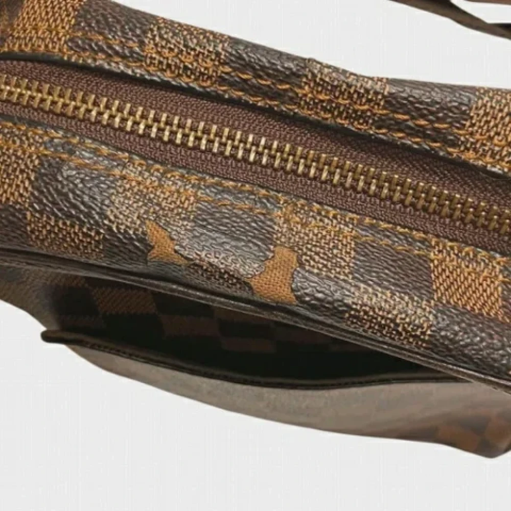Louis Vuitton Vintage Pre-owned Fabric shoulder-bags Brown Dames