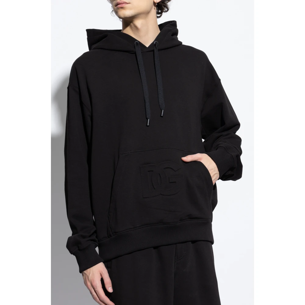 Dolce & Gabbana Hoodie Black Heren