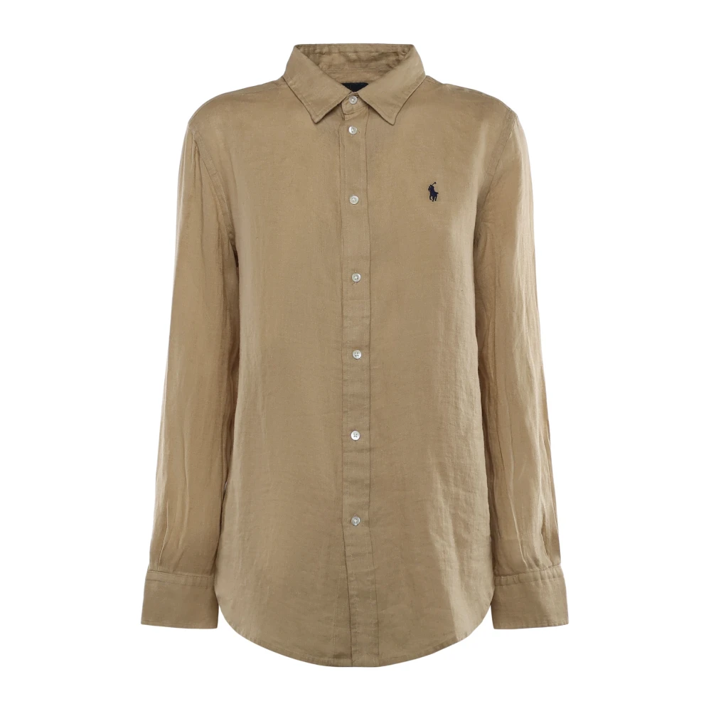 Polo Ralph Lauren Donna Beige Camicette M, New,