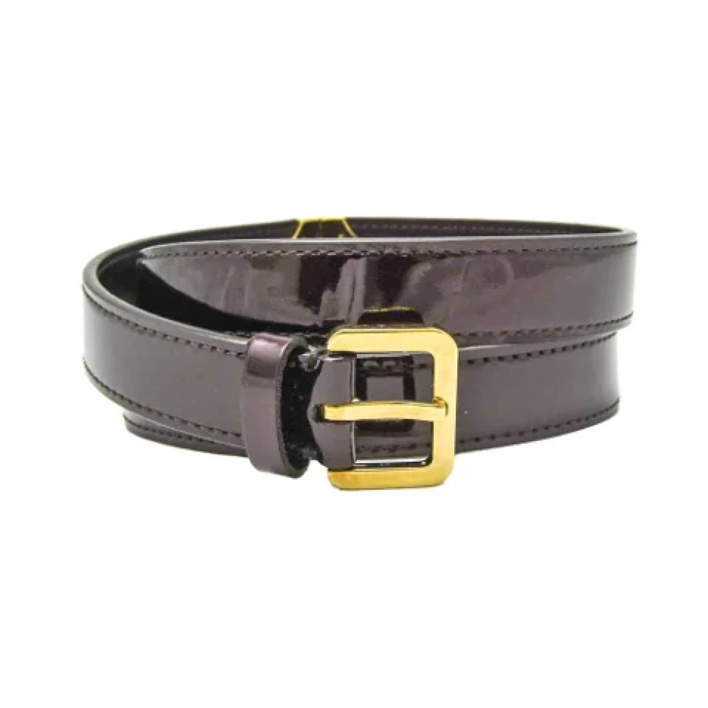 Louis Vuitton Vintage Pre-owned Fabric belts Purple Dames