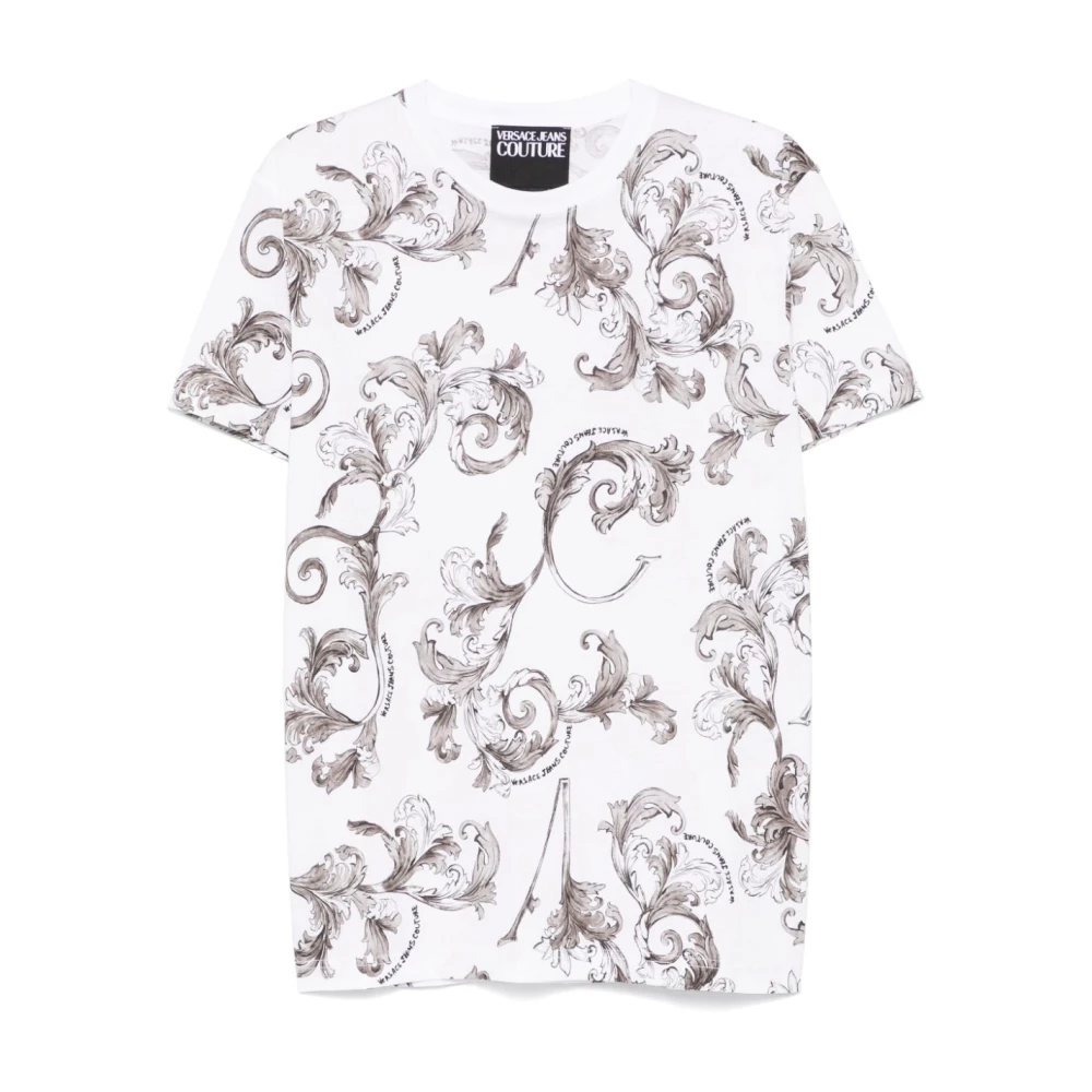 Versace Jeans Couture Witte T-shirts en Polos White Heren