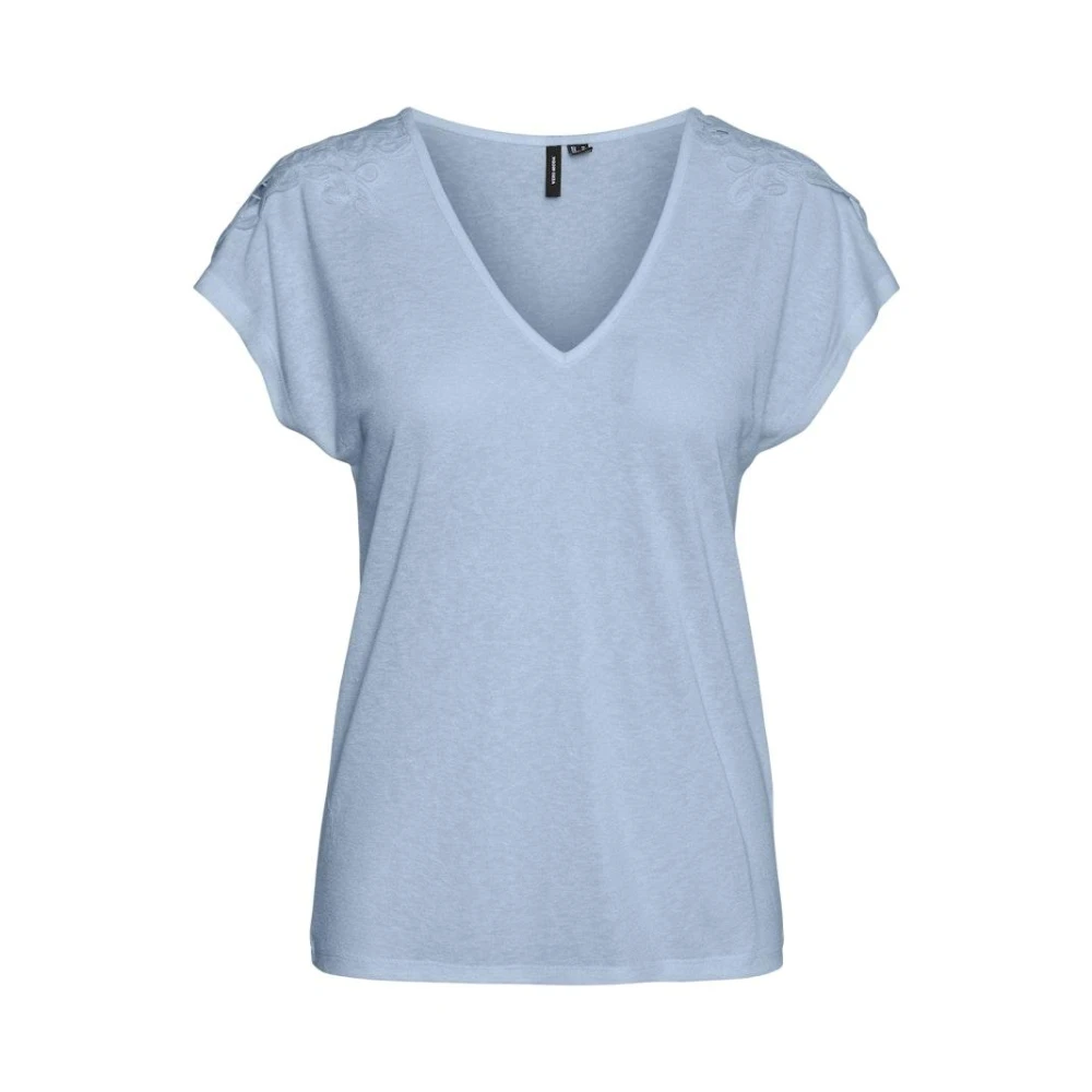 Vero Moda Skyway T-shirt Blue Dames