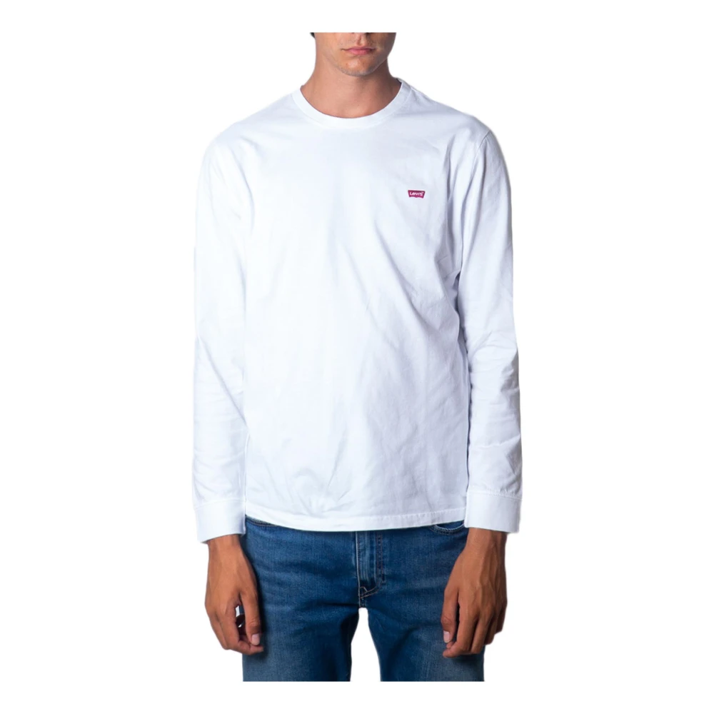 Levi's Herr Vit Långärmad T-shirt White, Herr