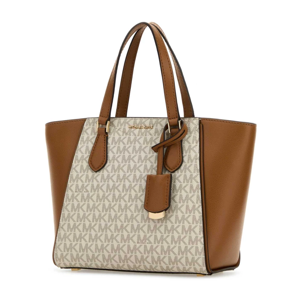 Michael Kors Taryn Handtas van Geprint Canvas Brown Dames
