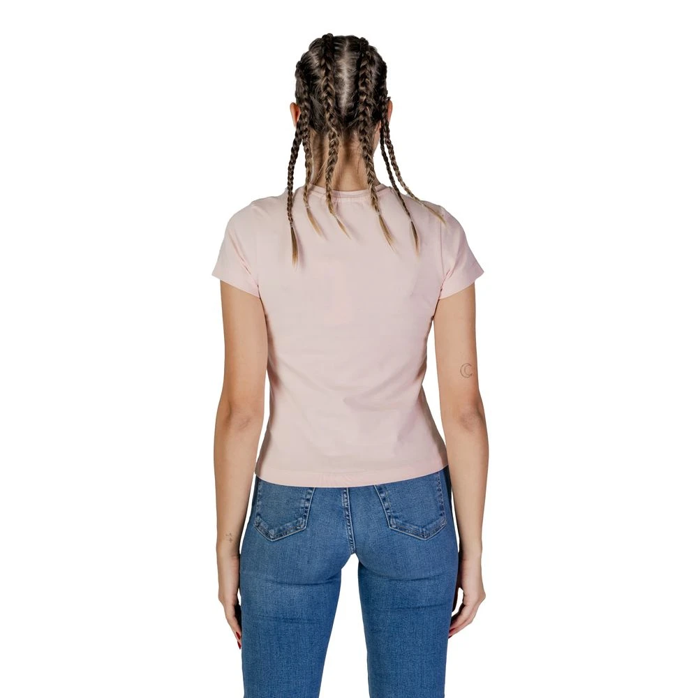 Guess Multicolor Katoenen Tops & T-shirt Pink Dames