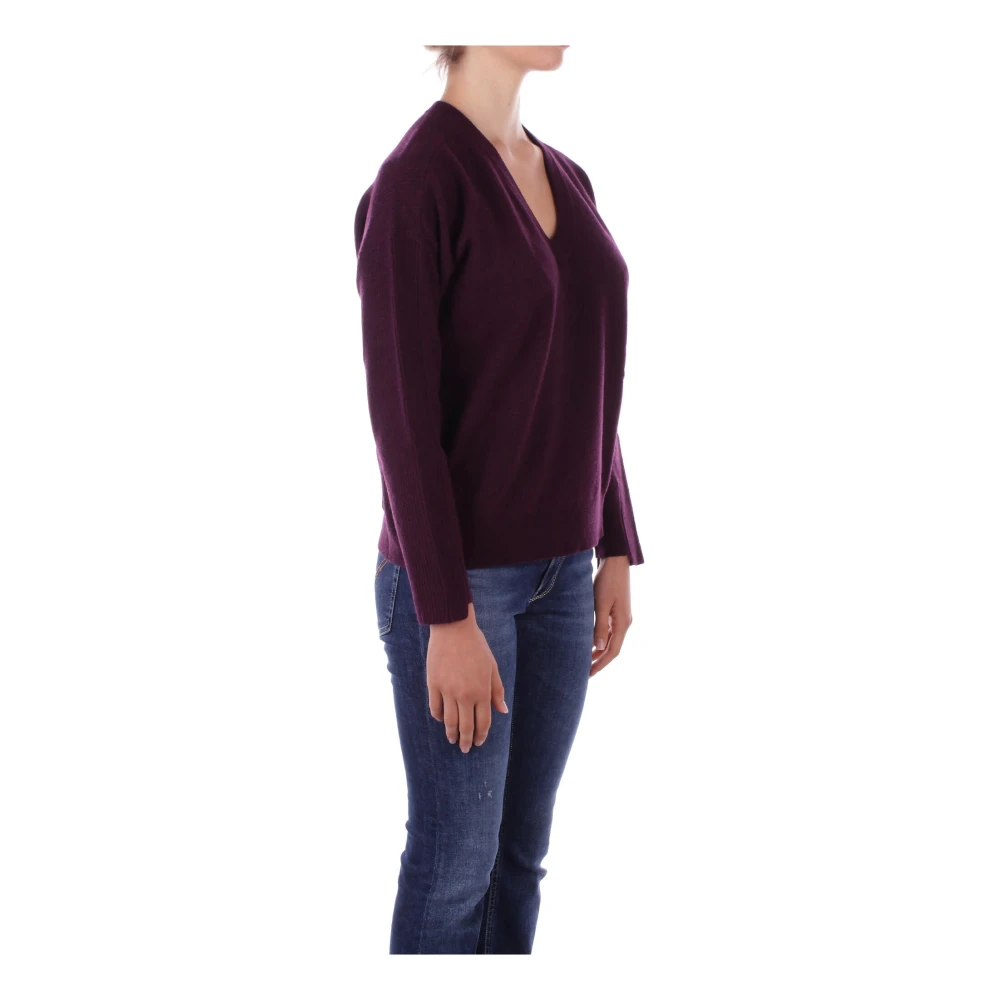 Liu Jo Logo Sweater Collection 1 Side Purple Dames