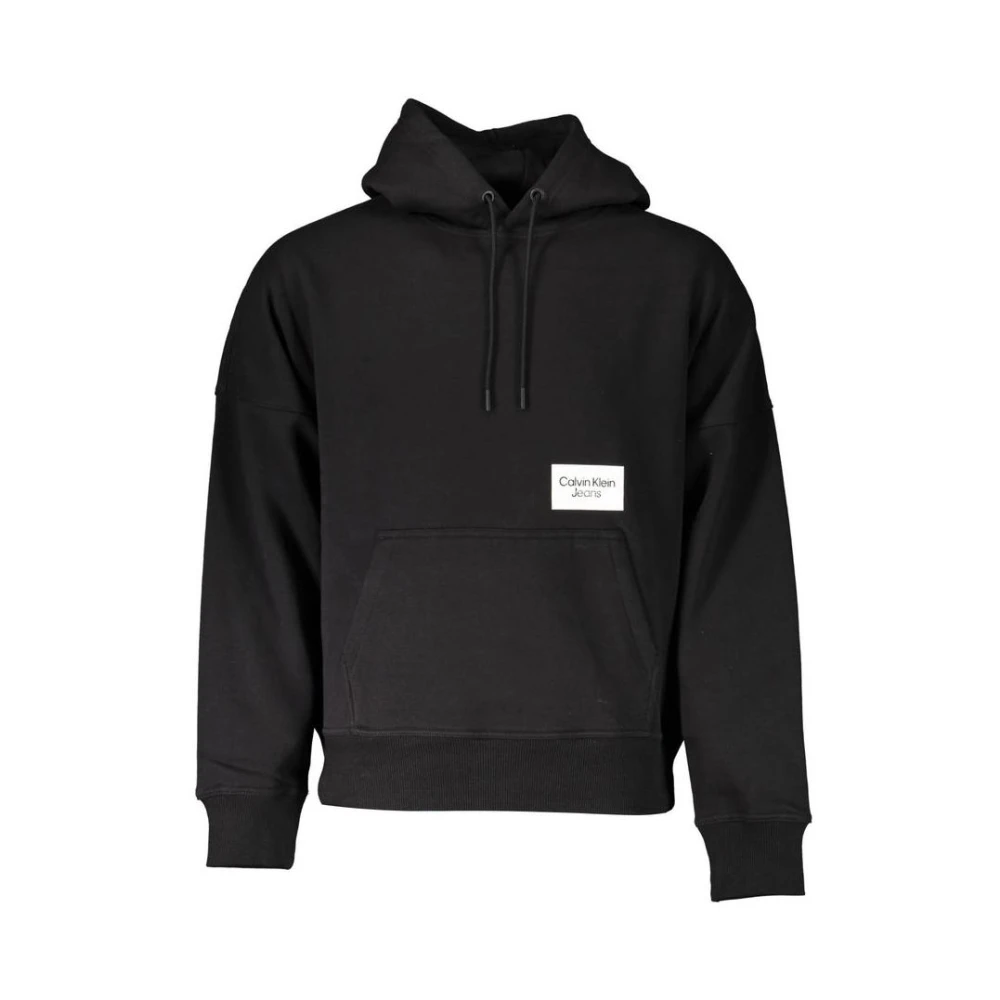 Calvin Klein Black Cotton Men Sweatshirt - XXL - Image 2