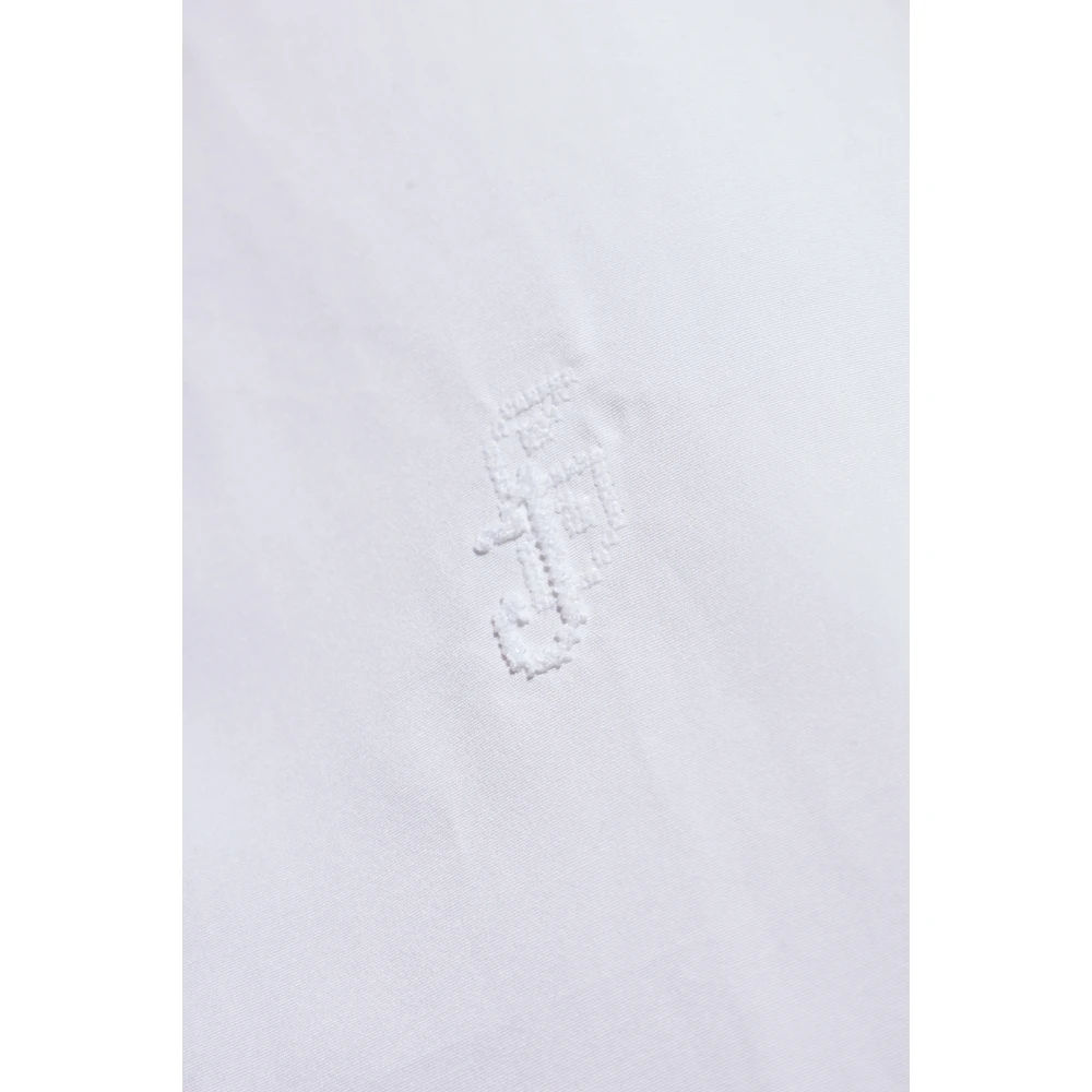 Jil Sander Shirt met logo White Heren