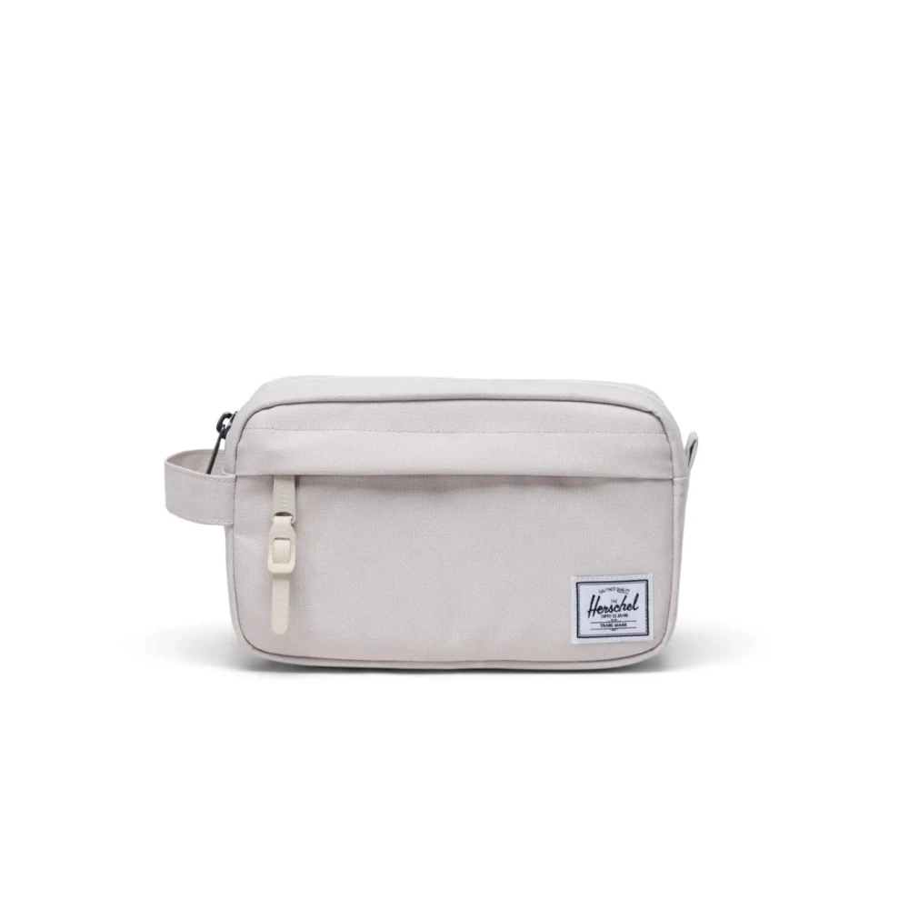 Herschel Gestreepte Reis Cosmetische Tas Beige Unisex