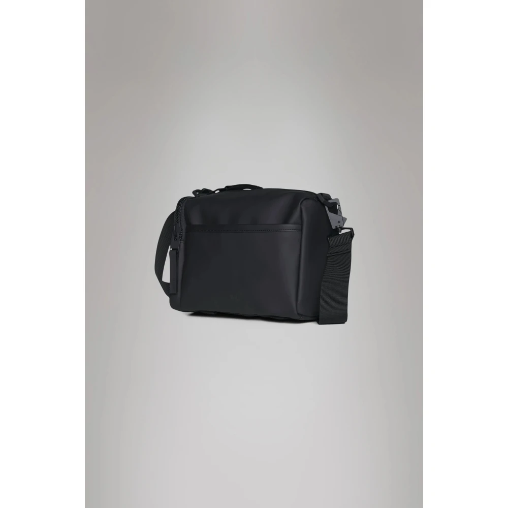 Rains Waterdichte Zwarte Tas met Rits Black Unisex