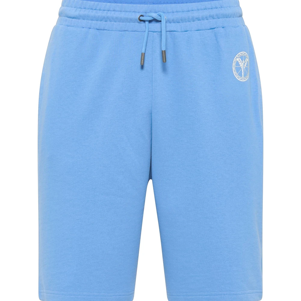 Carlo Colucci Men's Blue Casual Shorts, L, Casual Fashion Shorts