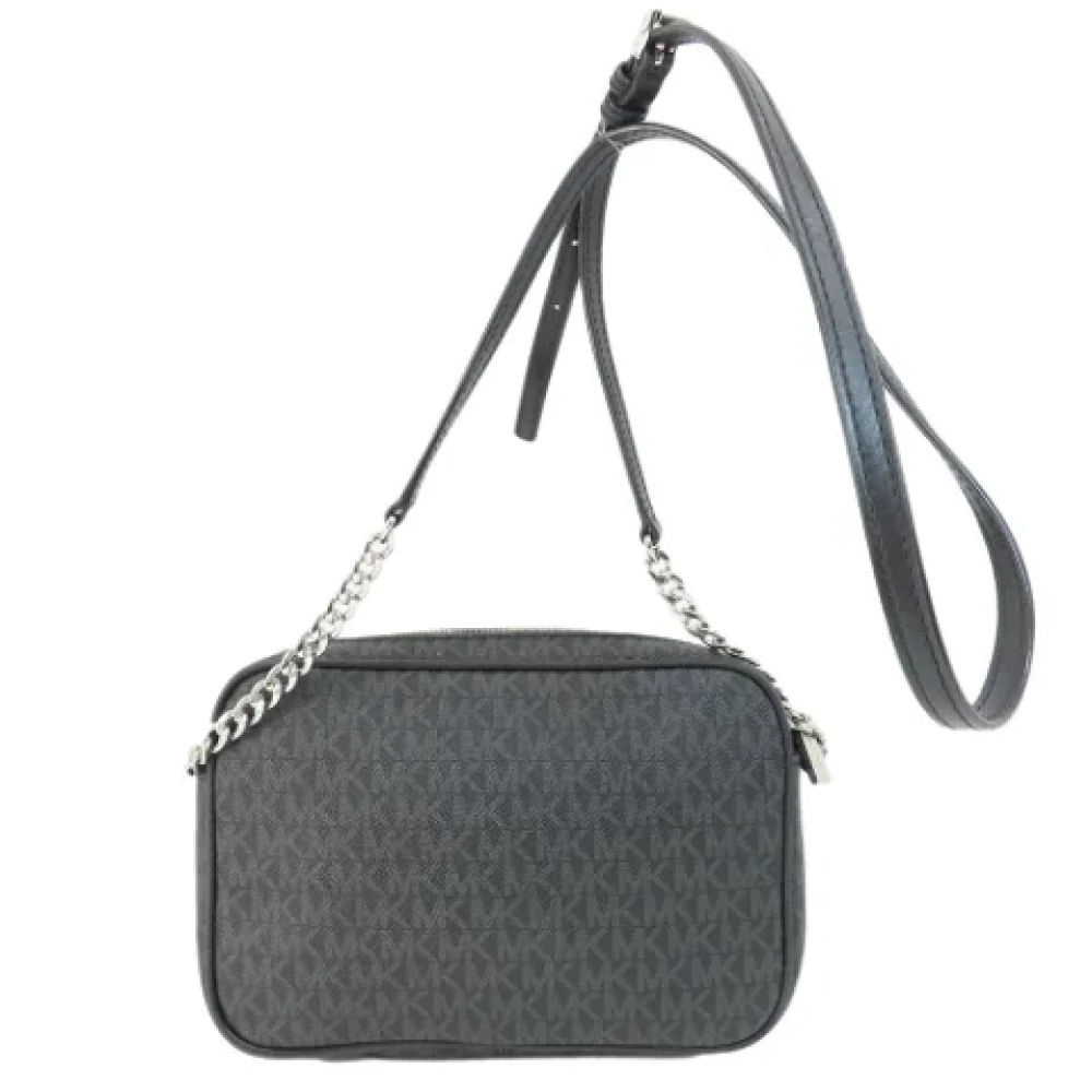 Michael Kors Pre-owned Canvas shoulder-bags Black Dames