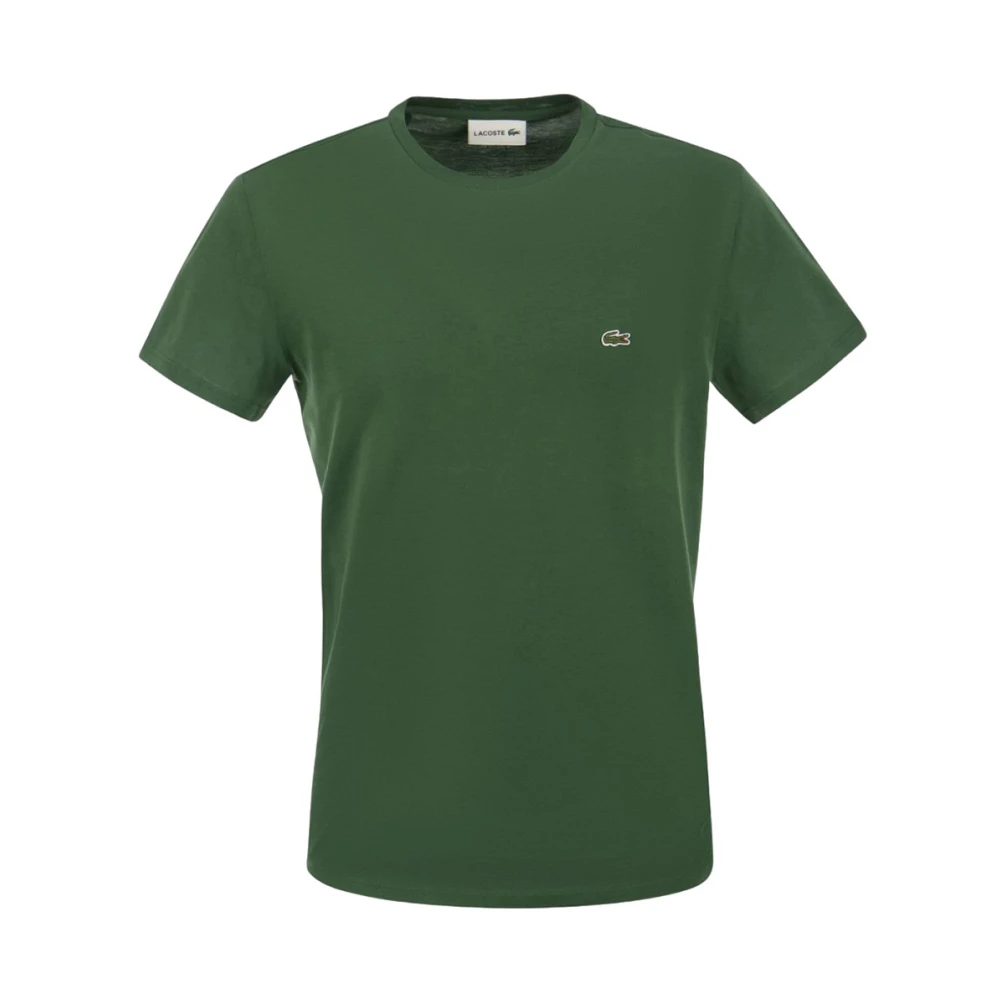 Lacoste Men's Green Embroidered Logo Short Sleeve Tee