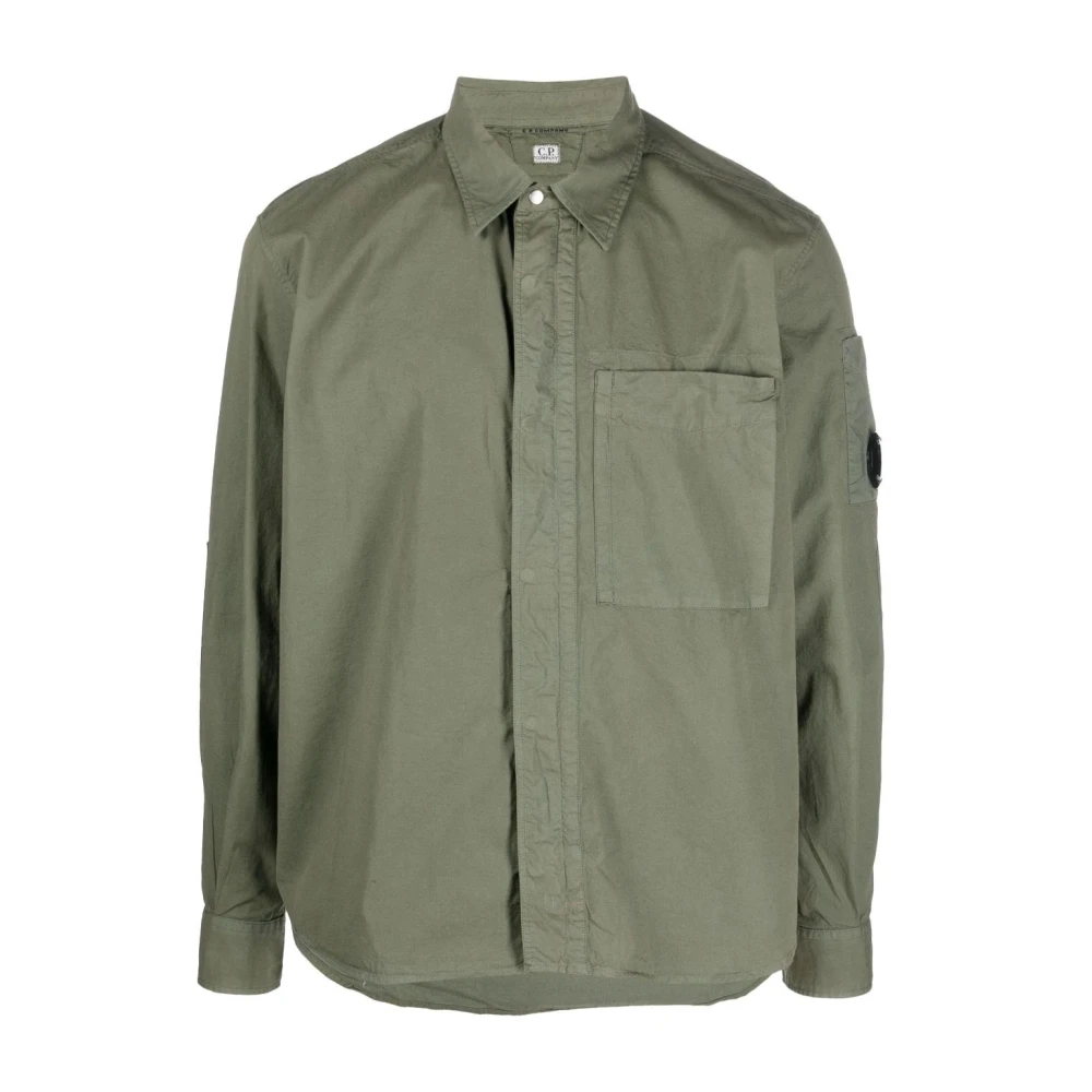 C.P. Company Groene Casual Heren Longsleeve Green Heren