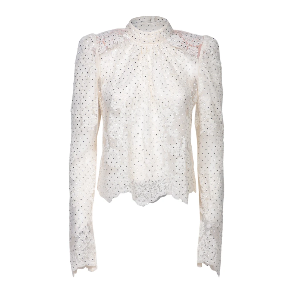 Self Portrait Witte Chique Top voor Vrouwen White Dames