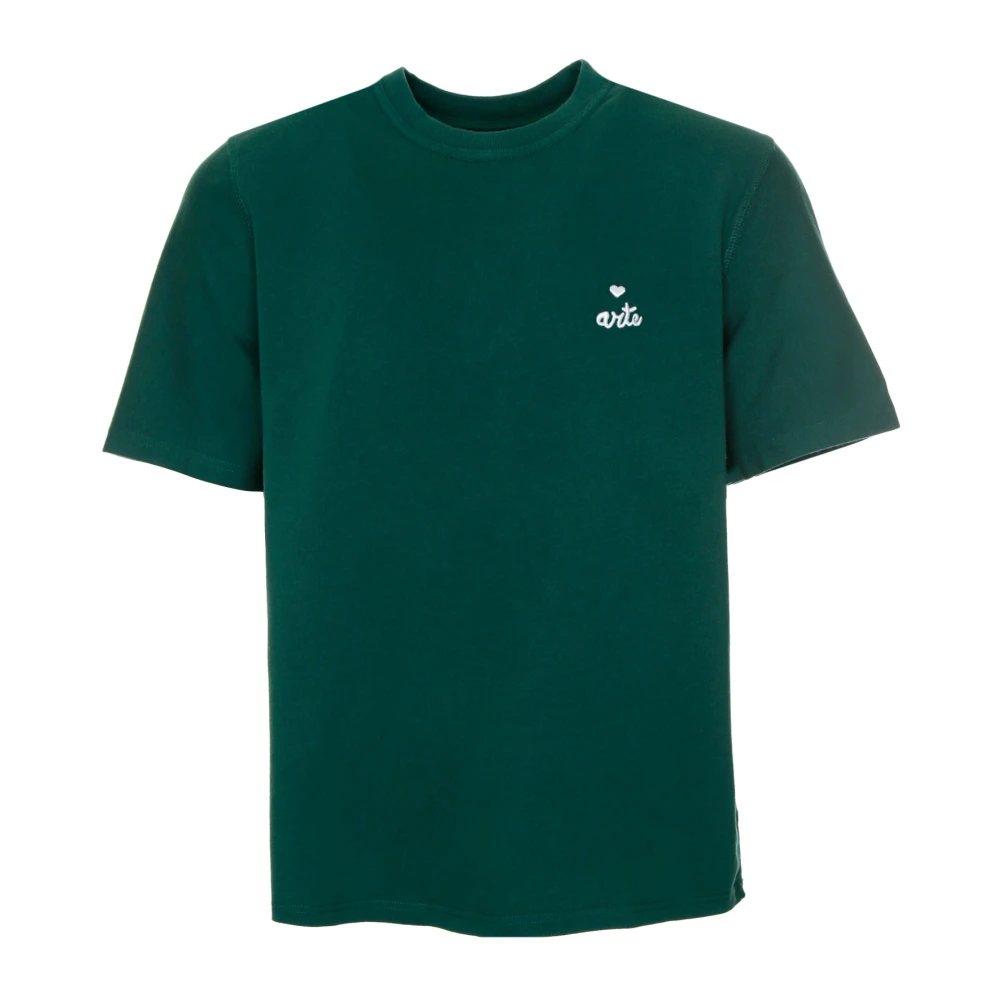 Arte Antwerp Heart Logo T-shirt Green Heren