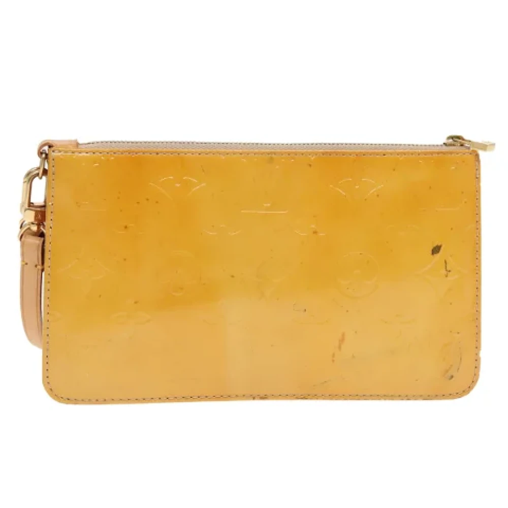 Louis Vuitton Vintage Pre-owned Fabric clutches Beige Dames