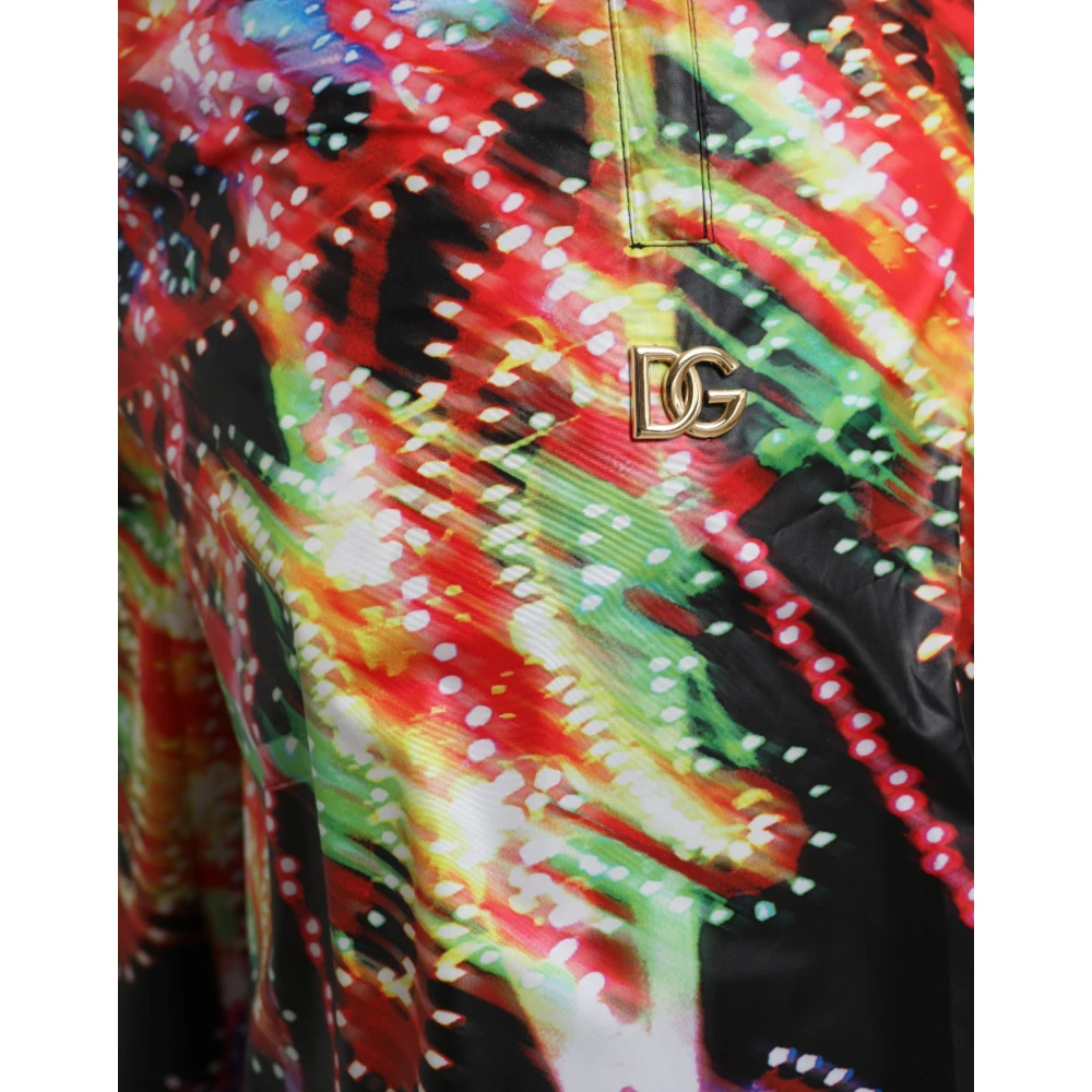 Dolce & Gabbana Multicolor Luminary Print Bermuda Shorts Multicolor Heren