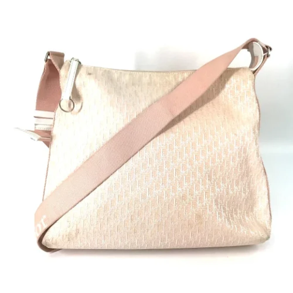 Dior Vintage Pre-owned Fabric dior-bags Pink Dames